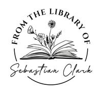 Book Embosser Personalised | Personalised Book Embosser Custom Your Name & Design for Readers, Collectors, Libraries and Wedding Invitation | from The Library of