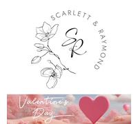 Book Embosser Personalised Wedding Initials Series - 20 Elegant Couple Designs, Custom Book Stamp for Guest Books & Wedding Gifts