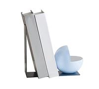 Book End Metal, Metal Geometry Bookends for Shelves Home Office Color A B(A)