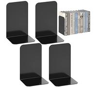 Book Ends, Bookends, Book Ends for Shelves, Bookends for Shelves, Bookend, Book Ends for Heavy Books, 2 Pairs