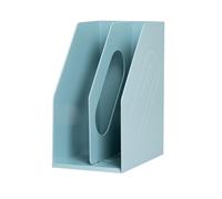 Book Ends For Shelves Detachable And Combinable Bookends And Bookshelves Simple And Stylish Made Of Plastic For Office Use To Organize Books(Blue)