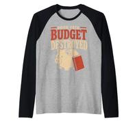 Book Fair Financially Victimized Librarian Gift Raglan Baseball Tee