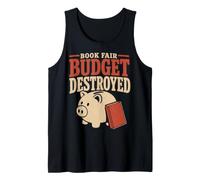 Book Fair Financially Victimized Librarian Gift Tank Top