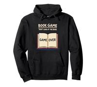 Book Game Don't Look At The Book Funny Reading Lover Pullover Hoodie