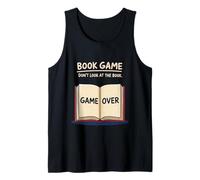 Book Game Don't Look at The Book Funny Reading Lover Tank Top