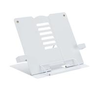 Book Holder - Achieve The Perfect Viewing Angle, Reinforced Metal Desktop Riser, 7.87in Wide Support,Multi-Tasking Stability, Sleek Space-Saving Iron for College Bedroom Office