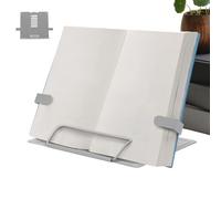 Book Holder - Foldable Desktop Riser - Recipe Book Stand | for Office Library Bedroom Studying Kitchen Cafe Bookstore