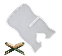Book Holder Mold,Plaster Epoxy Casting Mould - Book Reading Stand Epoxy Molds,for Prayer Desk Home Decoration Display Holiday Arts Crafts