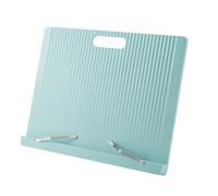 Book Holders for Reading Handsfree | 34x24cm Angle Adjustable Cookbook Reading Desk, Sturdy and Secure, Books Stand Book Holder Tray and Page Paper Clips for Kitchen, School Textbook, Recipe, Tablet