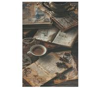 Book Jigsaw Puzzles for Adults 1000 Pieces - Kids Wooden Puzzle - Recycled Board Picture （78×53cm）