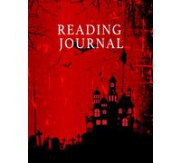 Book Journal Log | A bibliophile readers journal for HORROR READERS | Reading journal size 8.5 x 11 inches with 120 pages
