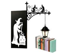 Book Lamp - Halloween Witch Decor, Mini Bookshelf Accessory
