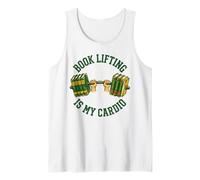 Book Lifting is My Cardio Gym Reading is My Favorite Sport Tank Top