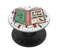 Book Lover A Very Bookish Christmas PopSockets Adhesive PopGrip