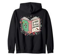Book Lover A Very Bookish Christmas Zip Hoodie