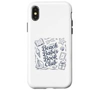 Book Lover Beach Babes Bookish Club Case for iPhone X/XS