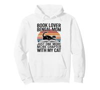 Book Lover Bengal Mom Just One More Chapter Cat Pullover Hoodie