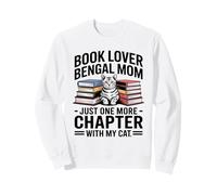Book Lover Bengal Mom Just One More Chapter Cat Sweatshirt