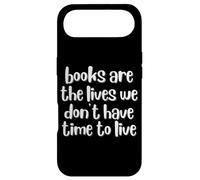 Book Lover Books Are the Lives that We Don't Have Time Live Case for iPhone Air
