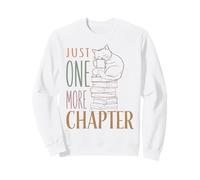 Book Lover Cat Reading Coffee Cozy Library bookworm men girl Sweatshirt