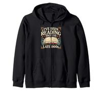 Book lover enjoying novels since the late 1900s humor Zip Hoodie