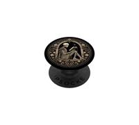 Book Lover Gothic Bookworm Reading Skull Bones Librarian PopSockets Adhesive PopGrip