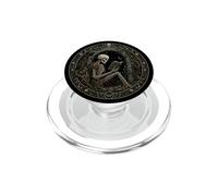Book Lover Gothic Bookworm Reading Skull Bones Librarian PopSockets PopGrip for MagSafe
