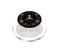 Book Lover Gothic Bookworm Reading Skull Bones Librarian PopSockets PopGrip for MagSafe