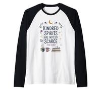 Book Lover Kindred Friend Anne Raglan Baseball Tee