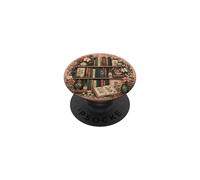 Book Lover Libraries Bookworm Reading Literature Librarian PopSockets Adhesive PopGrip