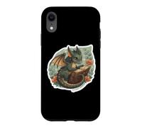 Book Lover Literary Dragon Bookworm Reading Librarian Cute Case for iPhone XR