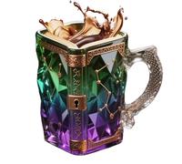 Book Lover Mug,Decorative Drinkware | Reading Coffee Cup,for Wine Latte Milk Hot Cold Drinks Hot Cocoa