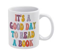 Book Lover Mug,It's A Good Day to Read A Book Mug Funny Coffee Mug,Man Cave Prints,The Best Gift for Colleagues, Parents, and Grandparents, 110z Men and Women