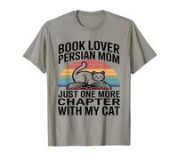 Book Lover Persian Mom Just One More Chapter with My Cat T-Shirt