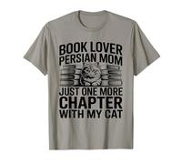 Book Lover Persian Mom Just One More Chapter with My Cat T-Shirt