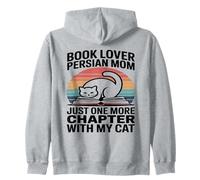 Book Lover Persian Mom Just One More Chapter With My Cat Zip Hoodie