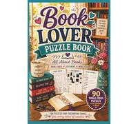 Book Lover Puzzle Book: 90 Single-Sided Puzzles Featuring 10 Bookish Genres with Solutions in Back | Fun Brain Games for Readers, Book Clubs & Literature Lovers