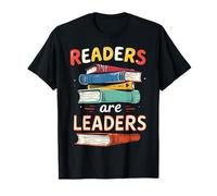 Book Lover Quote Readers are Leaders Motivational T-Shirt