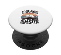Book Lover Ragdoll Mom Just One More Chapter With My Cat PopSockets Adhesive PopGrip
