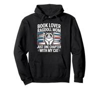 Book Lover Ragdoll Mom Just One More Chapter With My Cat Pullover Hoodie