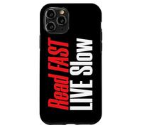 Book Lover Read Fast Live Slow Reading Case for iPhone 11 Pro