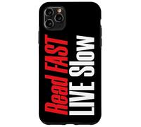 Book Lover Read Fast Live Slow Reading Case for iPhone 11 Pro Max