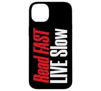 Book Lover Read Fast Live Slow Reading Case for iPhone 14 Plus