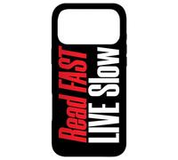Book Lover Read Fast Live Slow Reading Case for iPhone 17 Pro Max