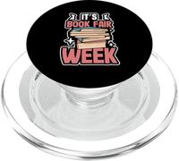 Book Lover Reading Bookworm Funny It’s Book Fair Week PopSockets PopGrip for MagSafe