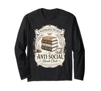 Book Lover Reading Club Introvert Bibliophile Reader Long Sleeve T-Shirt