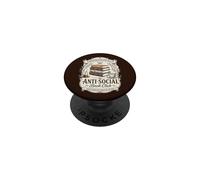 Book Lover Reading Club Introvert Bibliophile Reader PopSockets Adhesive PopGrip