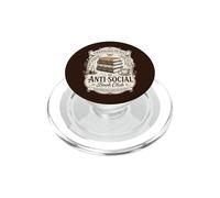 Book Lover Reading Club Introvert Bibliophile Reader PopSockets PopGrip for MagSafe