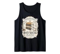 Book Lover Reading Club Introvert Bibliophile Reader Tank Top