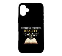Book Lover Reading Escapes Reality Library Case for iPhone 16 Plus